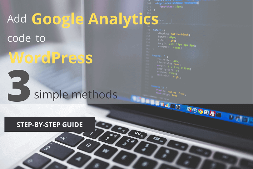 Add Google Analytics code to Website