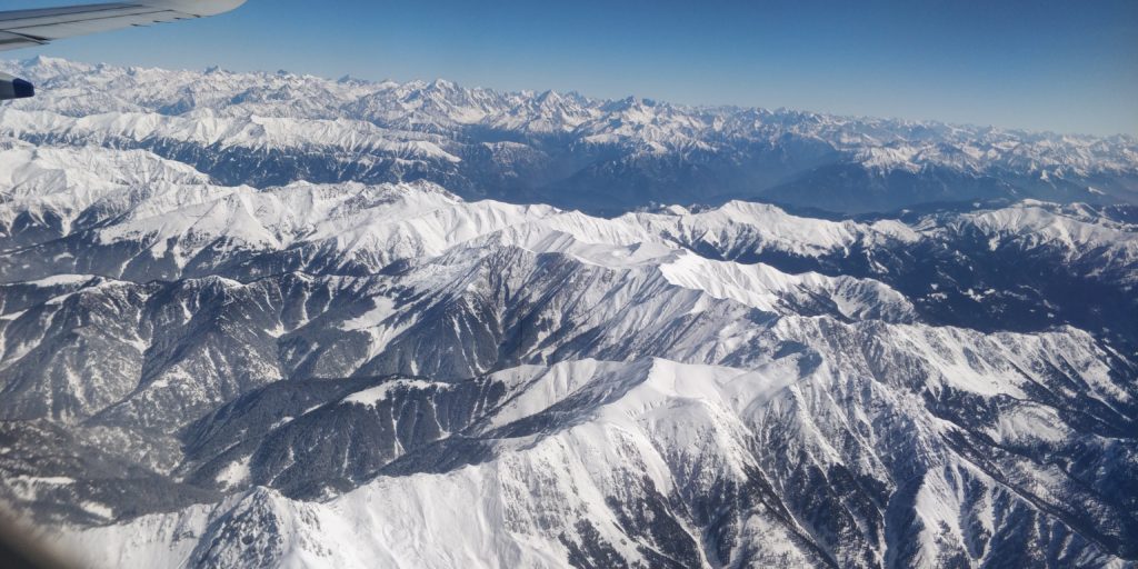 Himalaya aerial view - kashmir travel