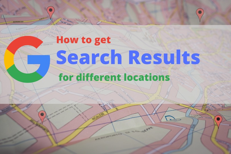 How to get search result for different search locations