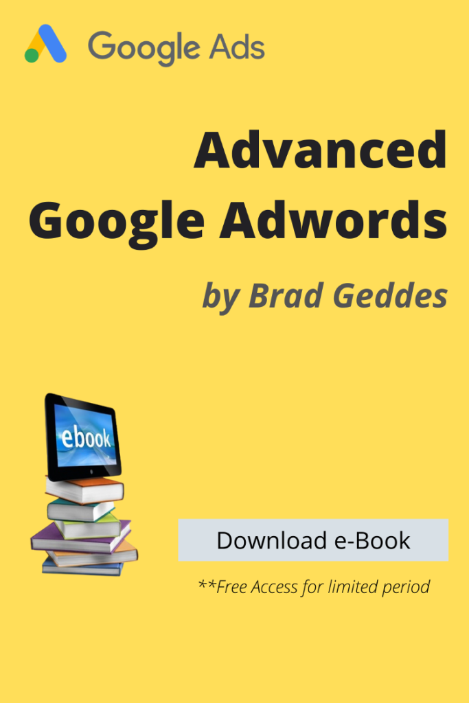 Advanced Google AdWords by Brad Geddes header image